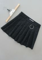 Purple 33-212] Counter Brand 439 Wool Paggy Skirt Pleated Skirt 0 35KG