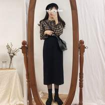 2021 Autumn New Korean version of fresh Moren series folding professional dress two dress dress fashion age