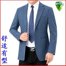 High-grade dream tejiao suit men 2021 autumn and winter new middle-aged men Business wool solid color suit single western coat