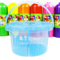 Childrens large painting pigment pen washing bucket Multifunctional small bucket shabu-shabu pen bucket Kindergarten painting material tool