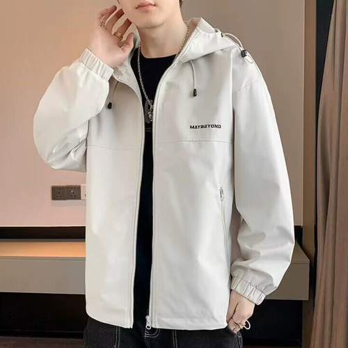 Куртка, мужская осенняя демисезонная универсальная толстовка с капюшоном для влюбленных для отдыха, коллекция 2023, оверсайз