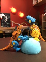 Assemble dinosaur toy egg childrens puzzle screw disassembly and assembly combination Tyrannosaurus Triceratops eggs male and girl gifts