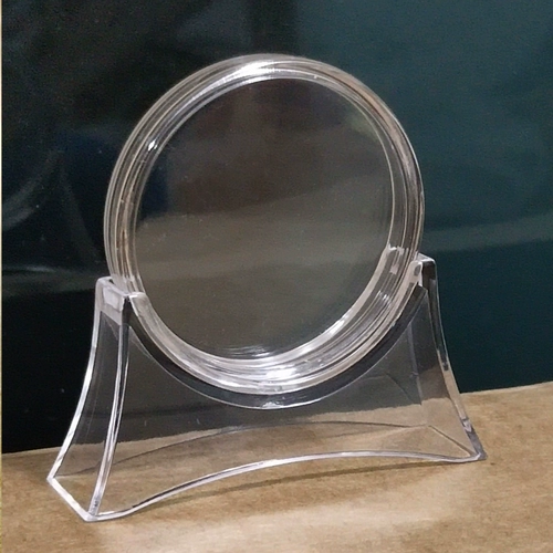 Прозрачные пластиковые монеты, защитный стенд, 45mm