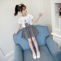 Net Red childrens clothing girl dress summer 2021 New Korean version of tide childrens girls dress foreign style princess skirt