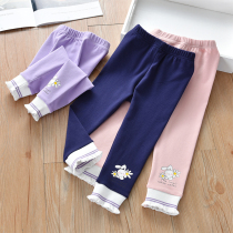 Girl Beats Bottom Pants 2022 New Fall Modale Children Pants Foreign Air Girl Spring Autumn Dress Wearing Pure Cotton Pants