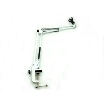 -Rotating microphone stand Mac rack microphone stand White Desktop universal cantilever frame NB-35