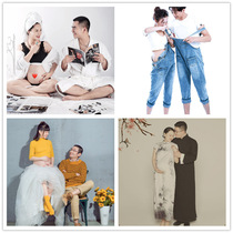 New pregnant women Photo clothing 2021 pregnant women couples Photo photography clothes photo studio mummy husband and wife Art Photo Clothes