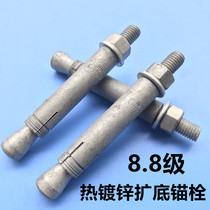 8 Grade 8 hot-dip galvanized rear bottom mechanical anchor bolt self-cutting rear expanded anchor bolt subway special anchor bolt M12 for high-speed railway
