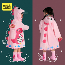 Rainboot child Girls 2022 Primary school children Suit Waterproof Full Body Baby Nursery School Children with Bag Place Rain Cape