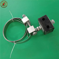 Rod down clamp rubber insulated lead wire clamp down gold tool adss opgw cable lead down clamp