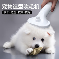 Dog small dog special high-power silent hair dryer Pull hair one Cat pet pull hair comb Dog hair comb