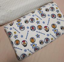 Upgraded version of granular childrens latex pillow 4-12 years old pillow height 6-9cm simple opp bag