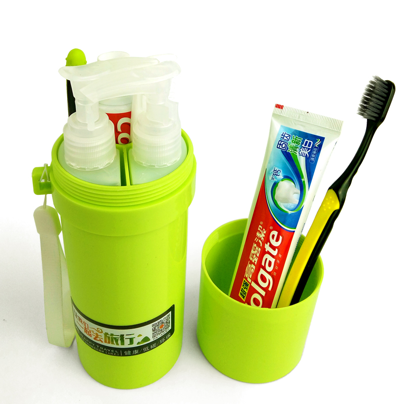 Travel toothbrush box, lady portable suit, wash cup, take-in box, bottle, creative travel men's travel necessities