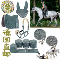 German direct mail new classic embroidered jade saddle cushion ear cover horse tied horse leg