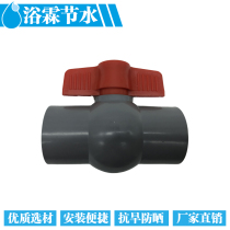 pvc ball valve door internal wire buckle flat mouth ball valve drip irrigation water saving irrigation special valve PE PVC pipe special