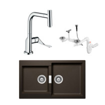 hansgrohe Granite Sink Kitchen Faucet Set 43004300 43914 39861007 Faucet