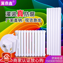 Radiator Household plumbing heat sink color steel two-column radiator Wall-mounted 5025 vertical wall-mounted stove 6030