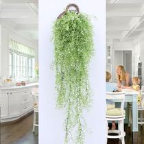 Milk tea shop wall decoration pendant wall decoration living room fake flower restaurant simulation plant wall hanging decoration