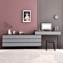 Light luxury dresser 2021 new dressing table bedroom modern simple multi-function desk one-piece storage cabinet