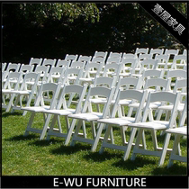Wimbledon lawn wedding chair outdoor wedding chair solid wood folding chair designer custom upholstered folding chair