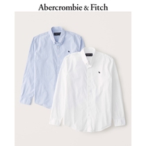 Abercrombie & Fitch mens solid color 2-piece logo premium shirt 311413-1 AF