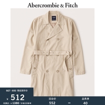 Abercrombie & Fitch Mens Classic Double-breasted lapel trench coat 308360-1 AF