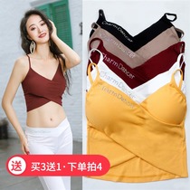 The dance of the city belly dance practice shirt summer new-free bra sling vest dance exercise suit