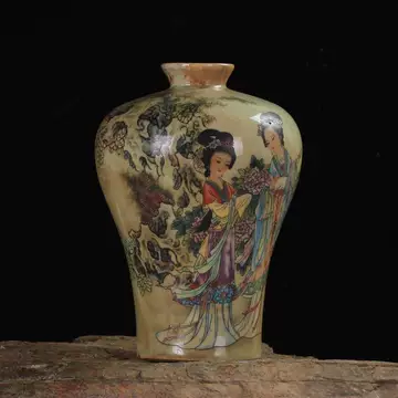 粉彩仕女瓷瓶-粉彩仕女瓷瓶促销价格、粉彩仕女瓷瓶品牌- 淘宝