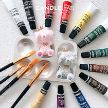 CANDLE LAB) Gypsum dye diffuser stone handmade car hand-painted coloring color acrylic paint