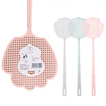 3-pack plastic fly swatter lengthened thickened large household manual shot does not break mosquito mosquito swatter