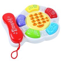 Infant childrens toy telephone Baby toy simulation mobile phone 0-1-3 years old childrens educational early education story machine