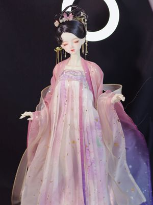 taobao agent [Next Meeting] [Hibiscus/Wisteria] BJD three -point Xiongmei OB27/24 Size Ancient style costume baby clothes