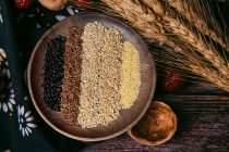 Youshan wide five-color brown rice black rice red rice new rice whole grains rice whole grains fitness low sugar and fat reduce staple food by 5 kg