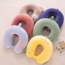  Strength-protecting vertebral neck pillow for sleeping Cervical spine whole head corrector Special u-shaped nap plane for sleeping