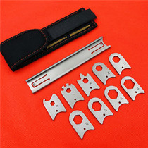Multifunctional gadget combination bottle opener 6-foot wrench screwdriver portable keychain mini outdoor edc equipment