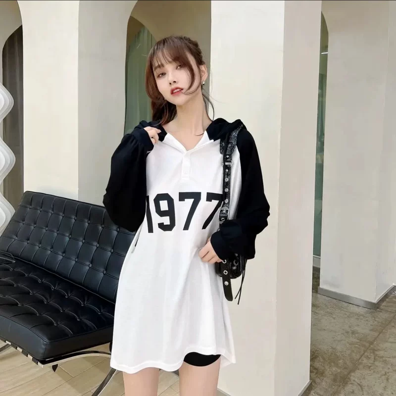 Летняя тонкая футболка с капюшоном, корейский стиль, солнцезащита
