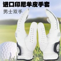 Mens golf gloves imported Indonesian lambskin soft breathable wear-resistant golf ball practice gloves mens hands