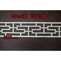 Chinese wall corner Solid wood line Ceiling wood line Edge line Solid wood lattice needs to be customized Dongyang wood carving