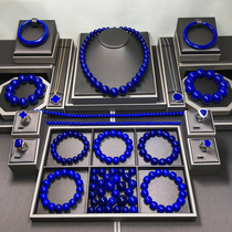 Raw ore natural Afghan Lapis lazuli bracelet single circle 108 Buddha beads multi-circle pendant bracelet no optimization