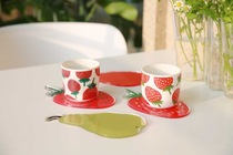 Spot marimekko Japan limited strawberry hand-held mug Custom coaster Jewelry plate Coffee cup