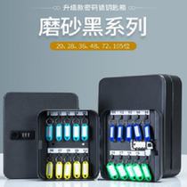 Password lock key box home wall key cabinet car key storage management box intermediary wall-mounted property