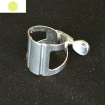 Domestic silver-plated midrange tenor Bakelite flute head silver-plated whistle clip to send cap