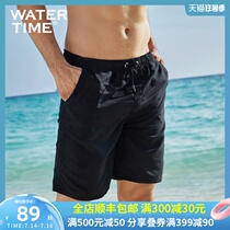 WaterTime mens quick-drying loose beach pants Seaside vacation five-point pants spa swimming trunks surf shorts