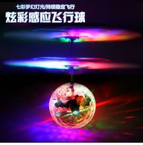 Intelligent induction levitation colorful ball crystal ball childrens toys remote control aircraft trembles same boys and girls