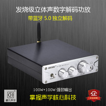 Fever TPA3116 Bluetooth 5 0 digital audio ES9018K2M decoding power amplifier ear amplifier 100W * 2