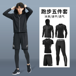 Sports suit Men's Fitness clothes running equipment quick dry basketball training room tight long sleeve summer Spring Autumn Winter