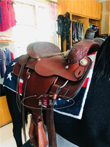 US imported Western cowboy saddle Oren horse equestrian supplies western saddle carved western saddle