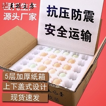 30 pieces of 50 pearl cotton eggs Toto shockproof foam express packaging box Turkey Egg Pressure Special Packing Case