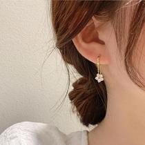 Shanghai Warehouse Spot Ottles Withdrawal Cabinet Clear Cabin Chain Flowers Earrings Outlets Women Accessories Olaidian