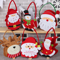 Christmas gift candy bag children ask for sugar bag creative handbag decoration cloth bag small gift apple bag